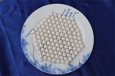 What is the typical hardness of zirconia beads? 