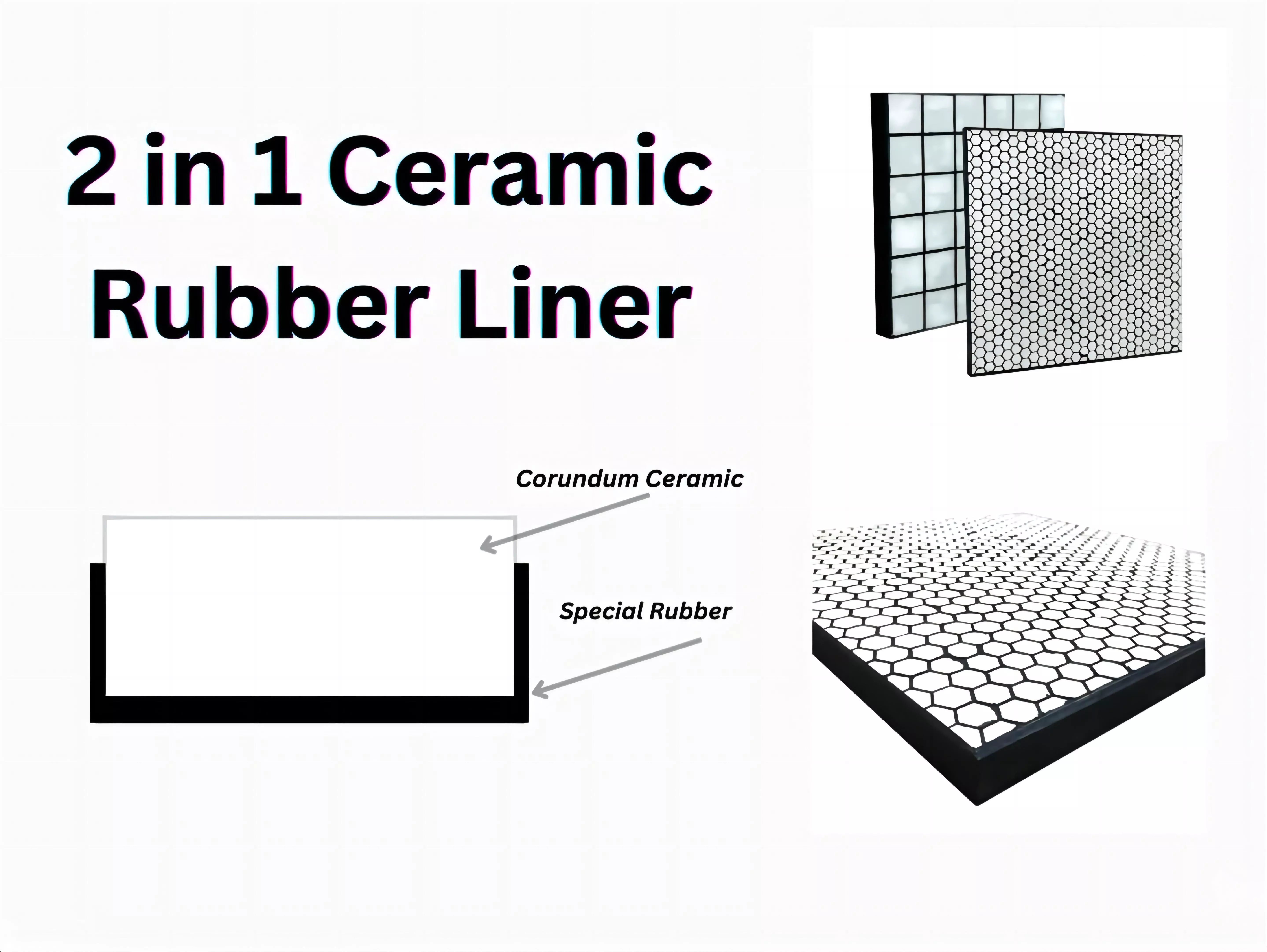 Ceramic Rubber 2 in 1 Liners