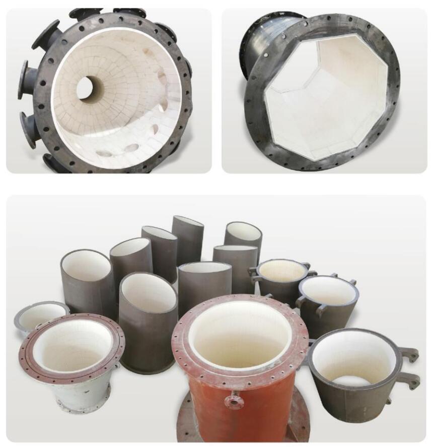 Adhesive Ceramic Lining Pipe