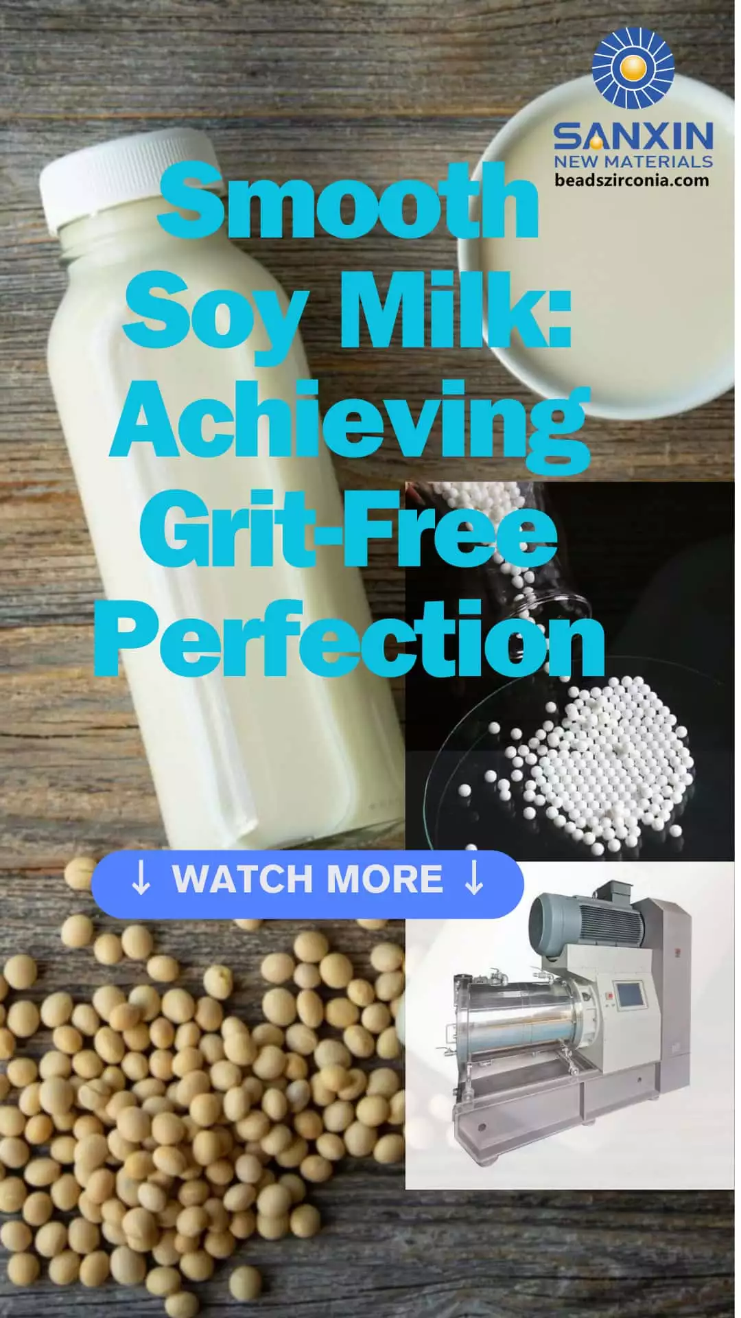Smoothness with Zirconia Beads: Perfecting Particle Sizes for Grit-Free Soy Milk