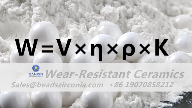 Formula for Zirconia Beads Use Amount in Sand Mill