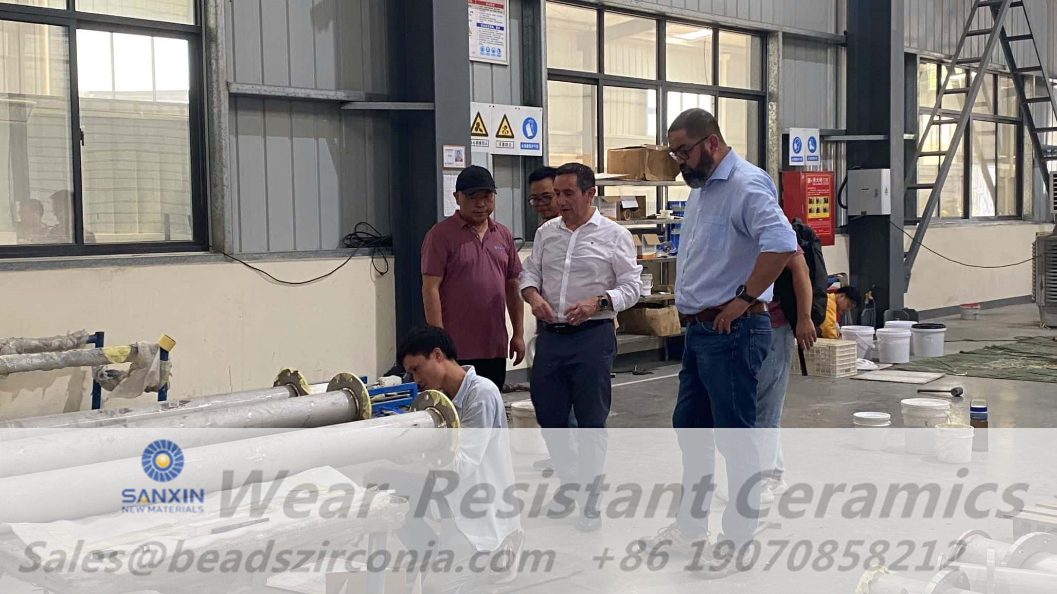 ME Elecmetal Team Visiting Sanxin Factory