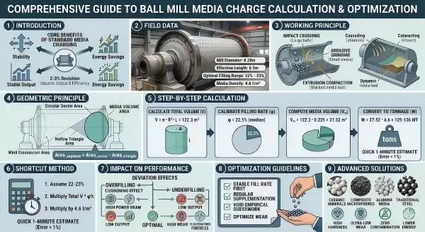 Ball Mill Media Charge Calculation: A Simple, Practical Step-by-Step Method for Cement Plant Optimization Ball Mill Media Charge Calculation: A Simple, Practical Step-by-Step Method for Cement Plant Optimization