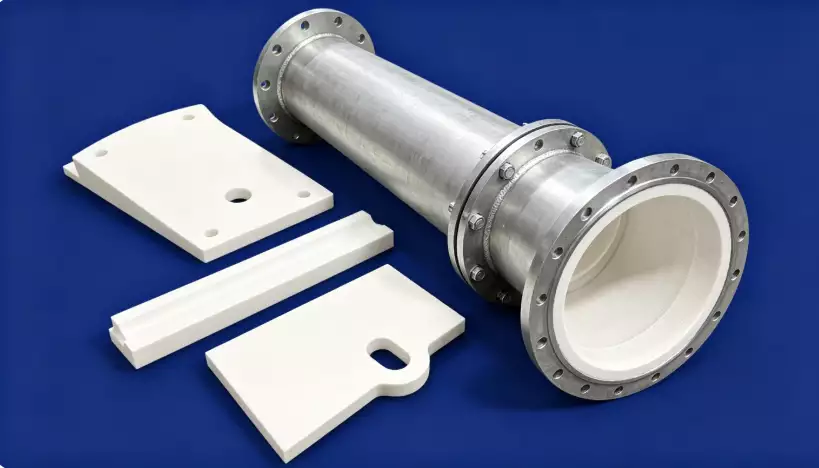 alumina wear‑resistant ceramics, wear‑resistant liner, wear‑protection liner, ceramic lining, industrial liner, mining ceramic lining, cement wear liner, thermal power anti‑wear parts